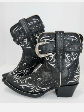 JB Dillon Reserve  Embroidered western‎ boots, NWT, Size 6